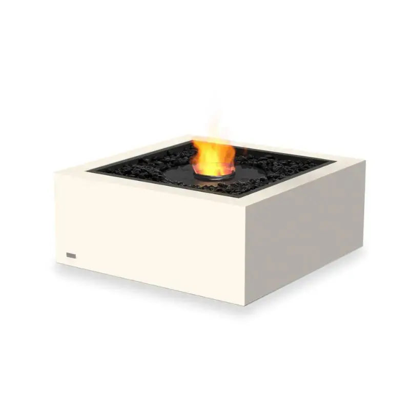 EcoSmart Fire Base 30 Bioethanol Fire Pit Table Bone Black Burner 