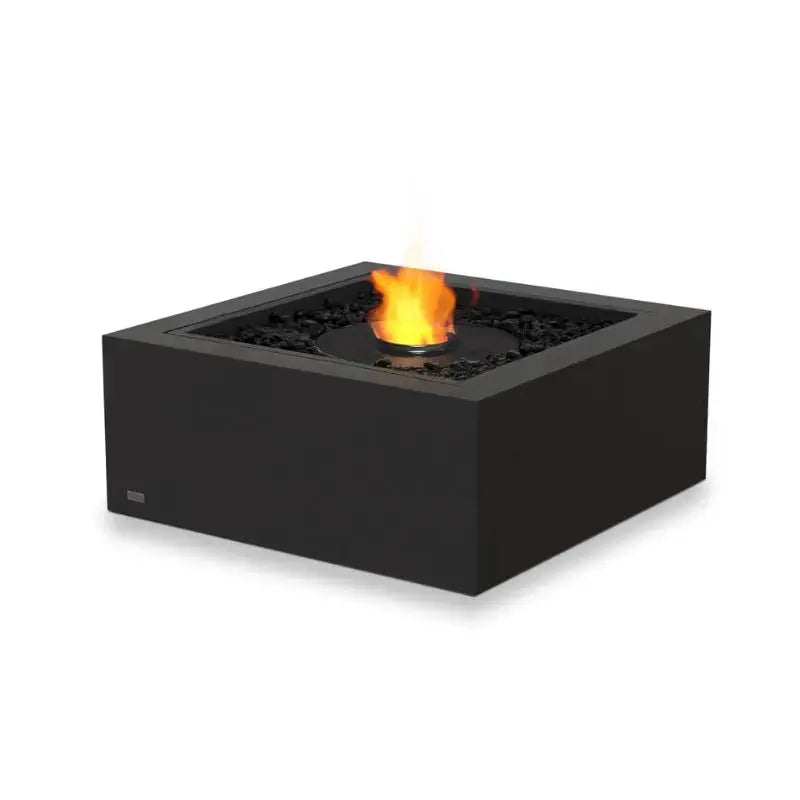 EcoSmart Fire Base 30 Bioethanol Fire Pit Table Graphite Black Burner 