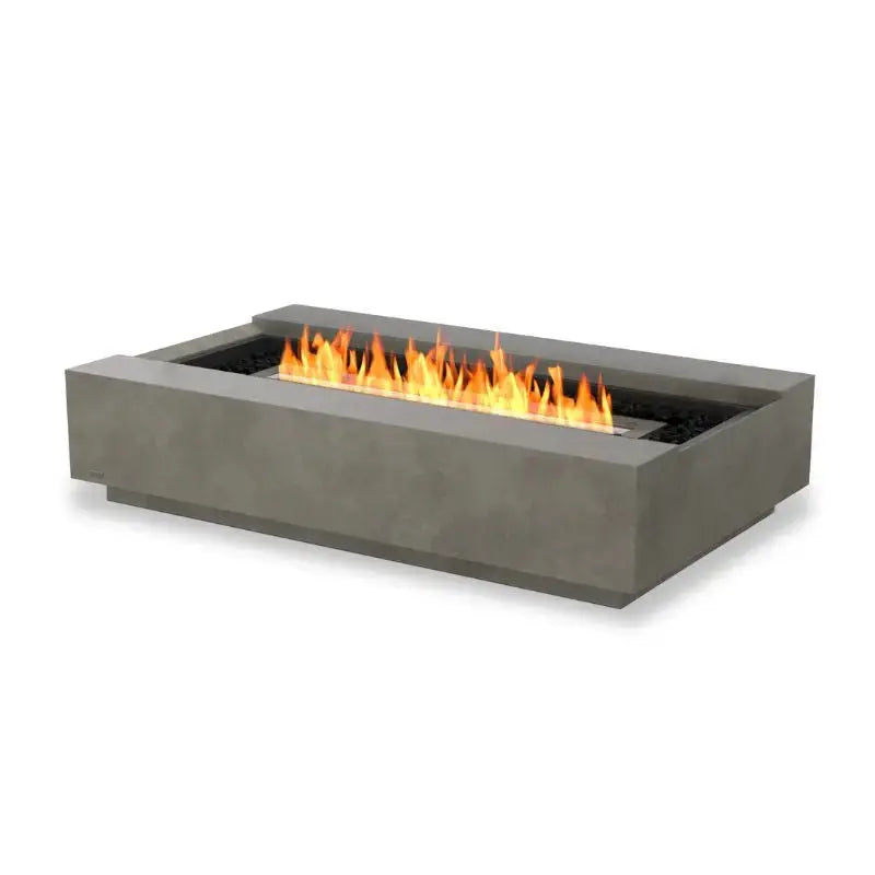 EcoSmart Fire Cosmo 50 Bioethanol Fire Pit Table Natural Black Burner 