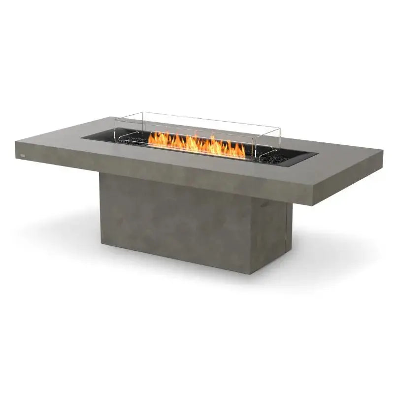 EcoSmart Fire Gin 90 (Dining) Bioethanol Fire Pit Table   