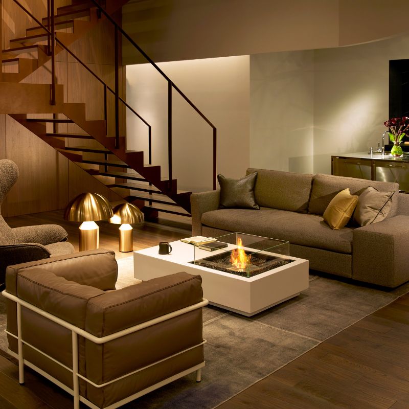 EcoSmart Fire Manhattan 50 Bioethanol Fire Pit Table