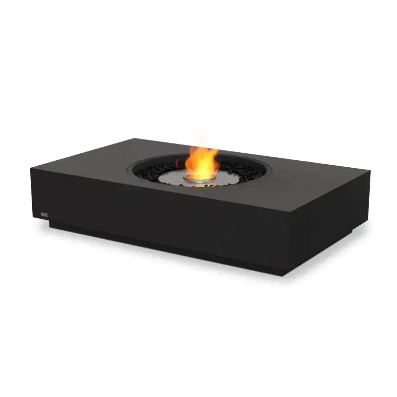 EcoSmart Fire Martini 50 Bioethanol Fire Table Graphite Stainless Steel Burner 