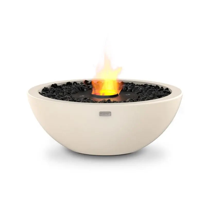 EcoSmart Fire Mix 600 Bioethanol Fire Pit Bone Black Burner 