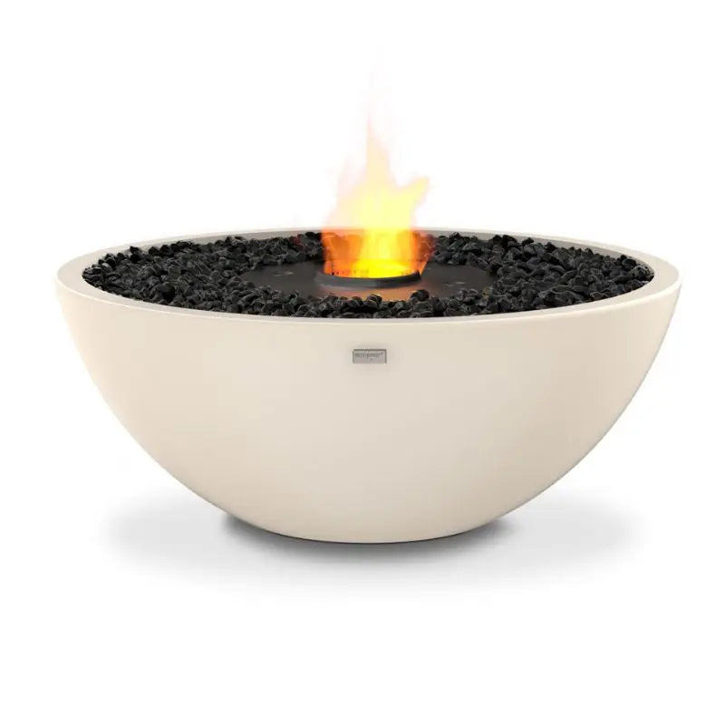 EcoSmart Fire Mix 850 Bioethanol Fire Pit Bone Black Burner 