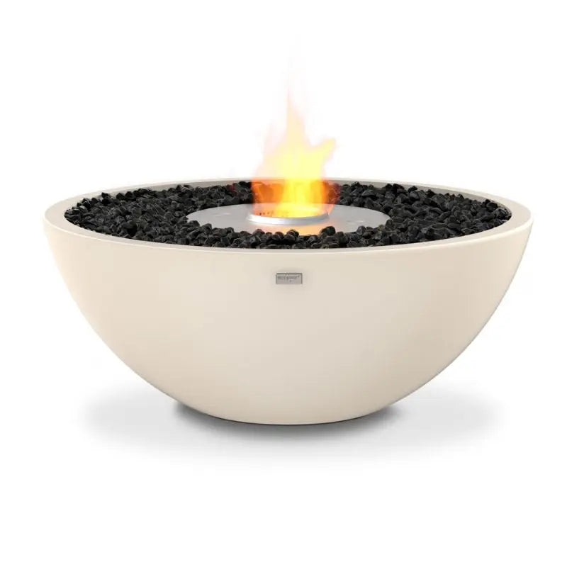 EcoSmart Fire Mix 850 Bioethanol Fire Pit Bone Stainless Steel Burner 