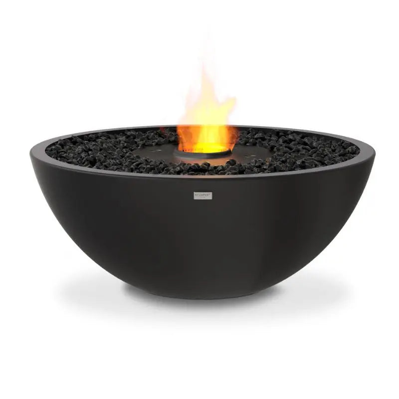 EcoSmart Fire Mix 850 Bioethanol Fire Pit Graphite Black Burner 