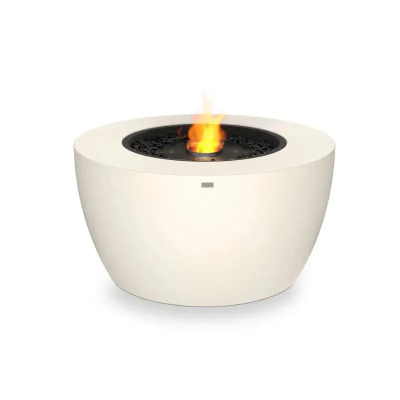 EcoSmart Fire Pod 40 Bioethanol Fire Pit Bone Black Burner 