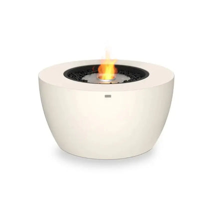 EcoSmart Fire Pod 40 Bioethanol Fire Pit Bone Stainless Steel Burner 