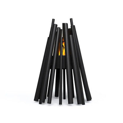 EcoSmart Fire Stix 8 Portable Bioethanol Fire Pit Black Burner  