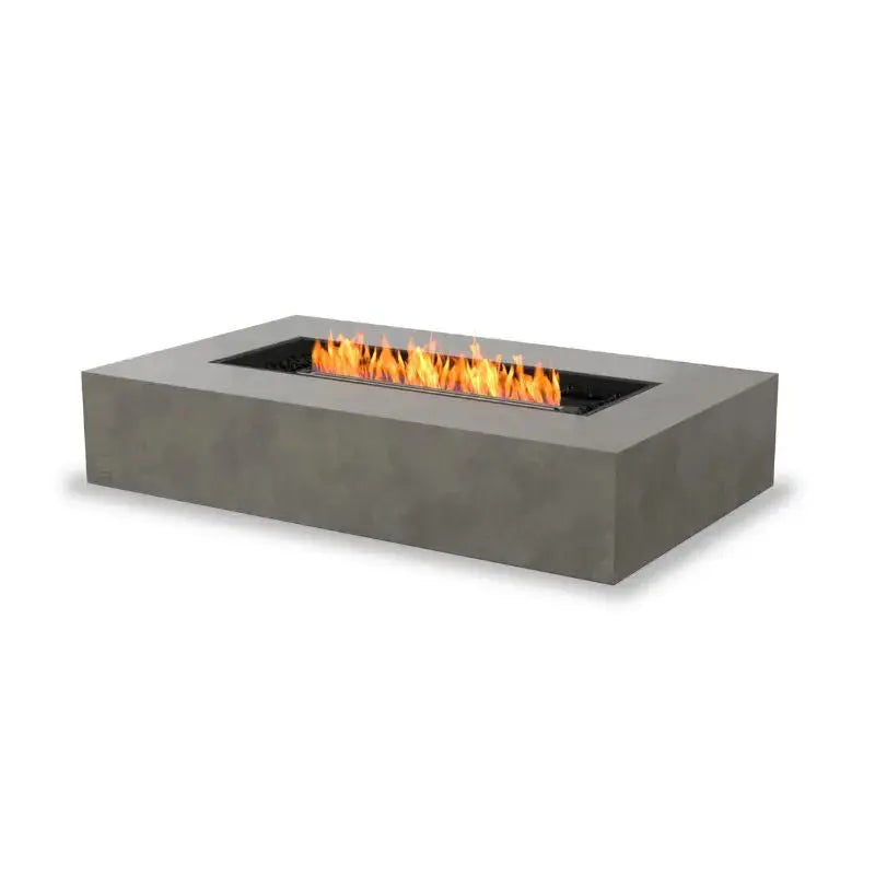 EcoSmart Fire Wharf 65 Bioethanol Fire Table Natural Black Burner 