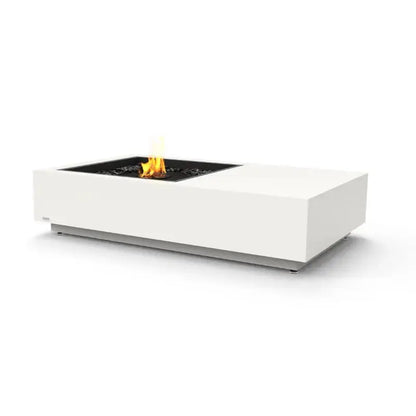 EcoSmart Fire Manhattan 50 Bioethanol Fire Pit Table Bone Black Burner 