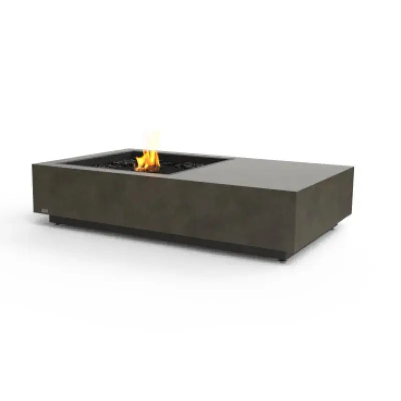 EcoSmart Fire Manhattan 50 Bioethanol Fire Pit Table Natural Black Burner 