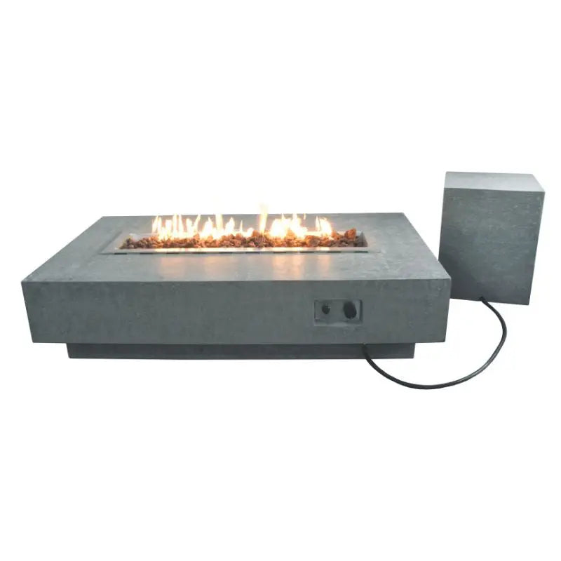 Elementi Fire Hampton Gas Fire Pit Table   