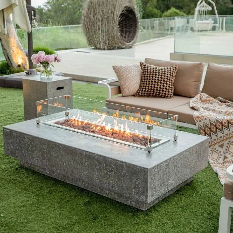 Elementi Fire Hampton Gas Fire Pit Table   