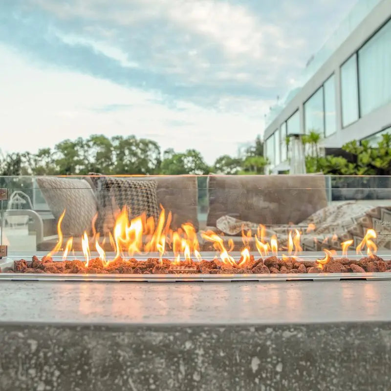 Elementi Fire Hampton Gas Fire Pit Table   