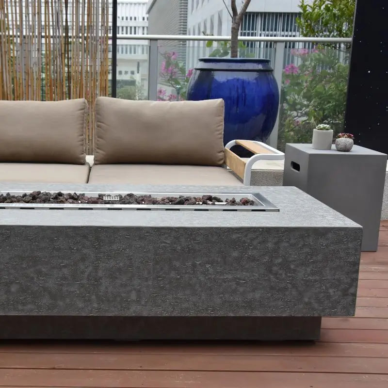 Elementi Fire Kingsale Gas Fire Pit Table   