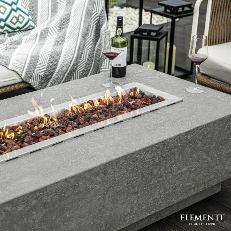 Elementi Fire Kingsale Gas Fire Pit Table   