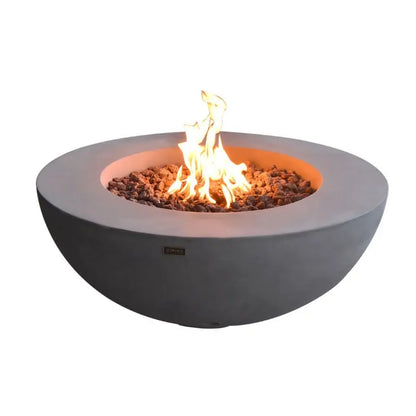 Elementi Fire Lunar Bowl Gas Fire Pit Table   