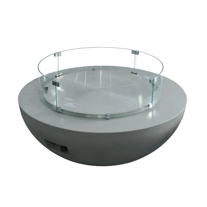 Elementi Fire Lunar Bowl Gas Fire Pit Table   