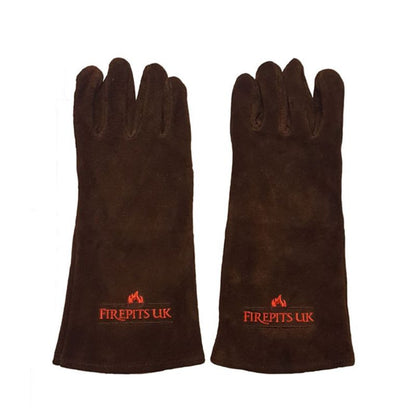 Firepits UK Fire Pit BBQ Gloves Brown