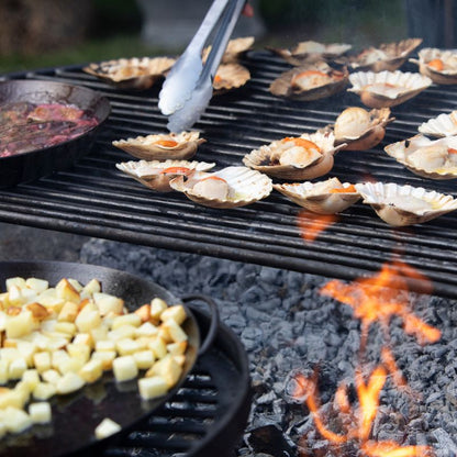 Firepits UK Half Moon BBQ Rack All Bar