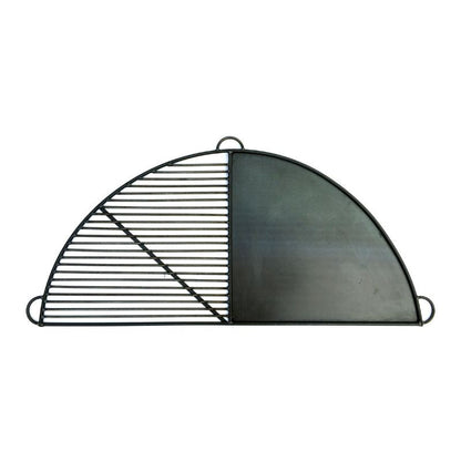 Firepits UK Half Moon BBQ Rack Plate and Bar