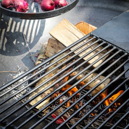 Firepits UK Half Moon BBQ Rack Plate and Bar