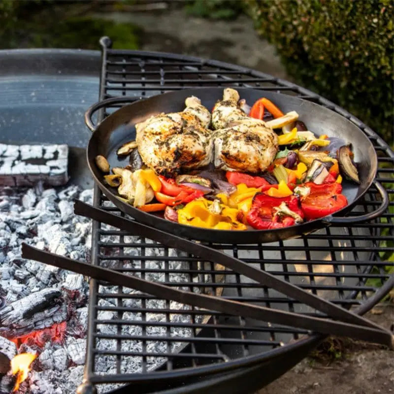 Firepits UK Half Moon Mesh BBQ Rack   