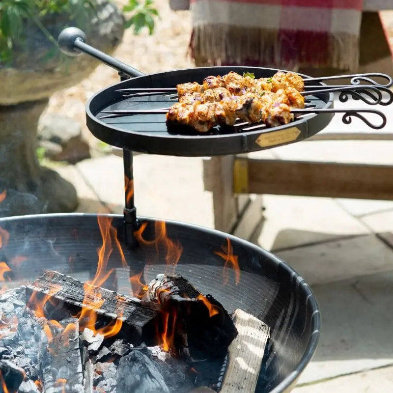 Firepits UK Warming Swing Arm BBQ Rack   