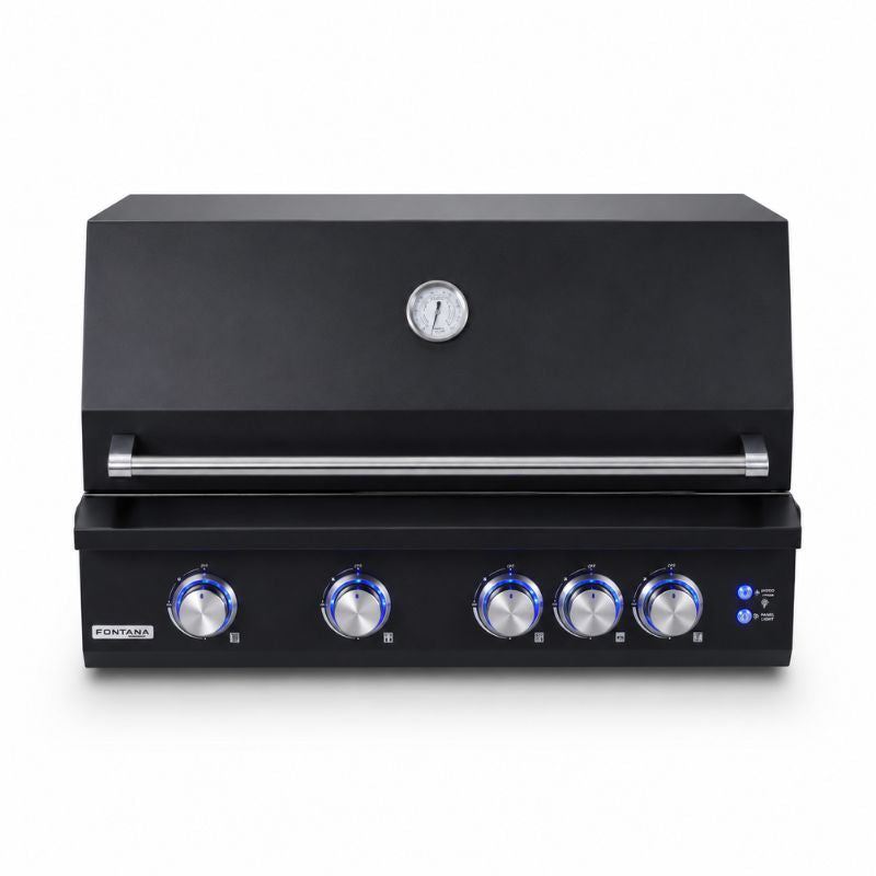 Fontana Ignes Outdoor Kitchen - 5 Burner Grill, Storage and Fridge