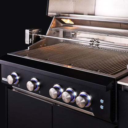 Fontana Ignes Outdoor Kitchen - 5 Burner Grill, Storage and Fridge