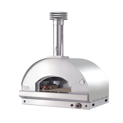 Fontana Mangiafuoco Gas-Hybrid Countertop Pizza Oven Stainless Steel  