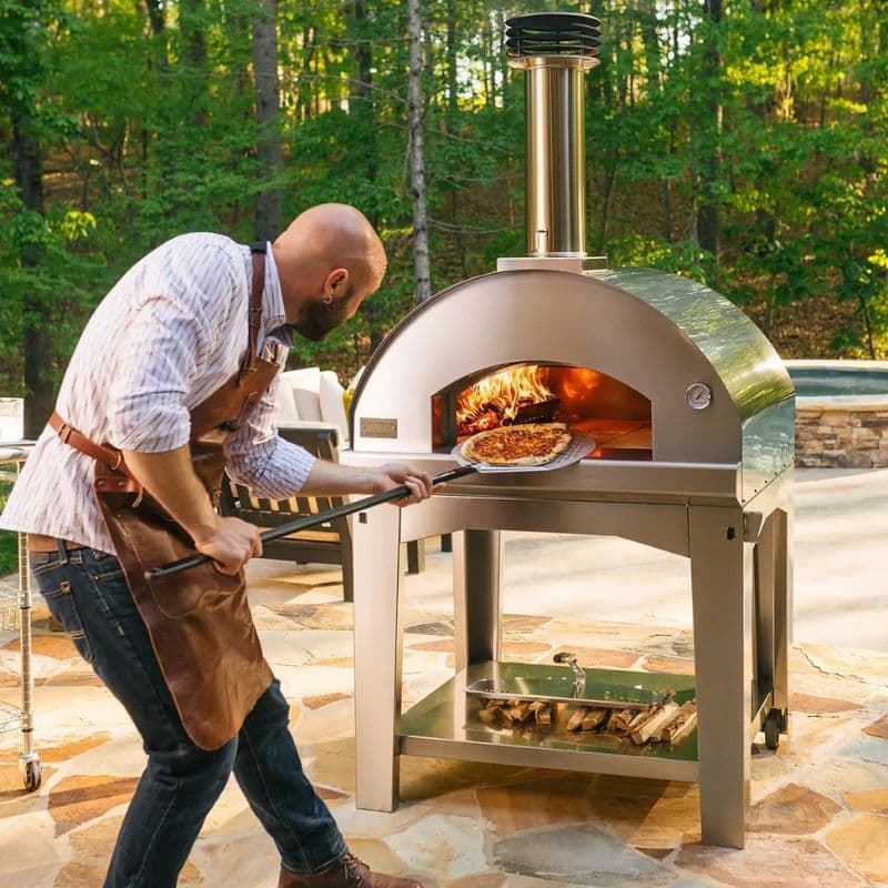 Fontana Mangiafuoco Dual Fuel Pizza Oven With Trolley
