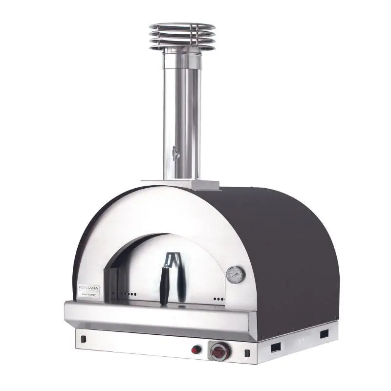 Fontana Margherita Gas-Hybrid Countertop Pizza Oven Anthracite  