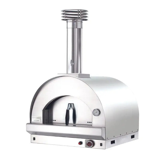 Fontana Margherita Gas-Hybrid Countertop Pizza Oven Stainless Steel  