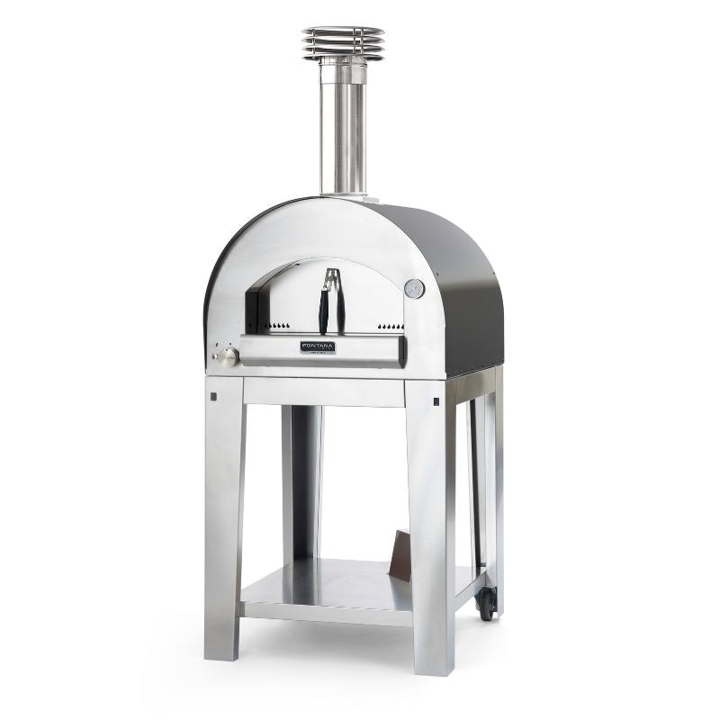 Fontana Margherita Dual Fuel Pizza Oven Anthracite With Stand