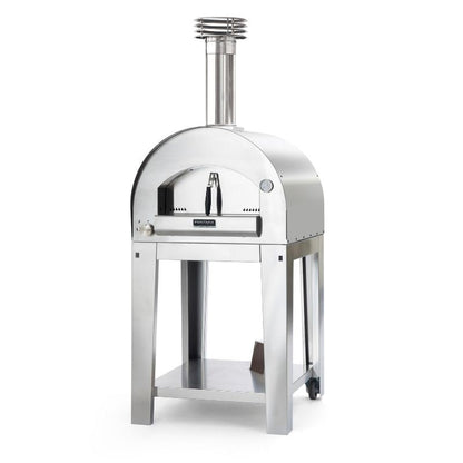 Fontana Margherita Dual Fuel Pizza Oven Stainless Steel With Stand