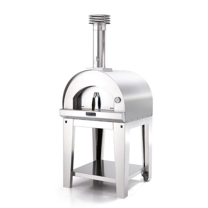 Fontana Margherita Wood Fired Pizza Oven Stainless Steel With Stand