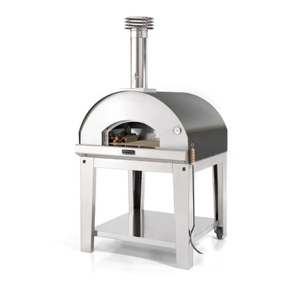 Fontana Marinara Wood Fired Pizza Oven Anthracite With Stand