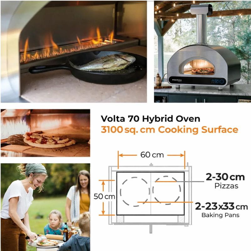 Fontana Volta 70 Pizza Oven Hybrid