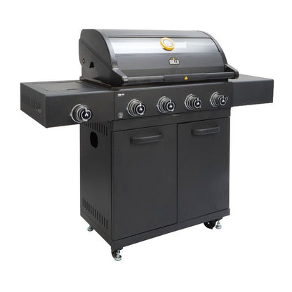 GRLLR Outdoor Kitchen 4 Burner BBQ with Fridge and Sink