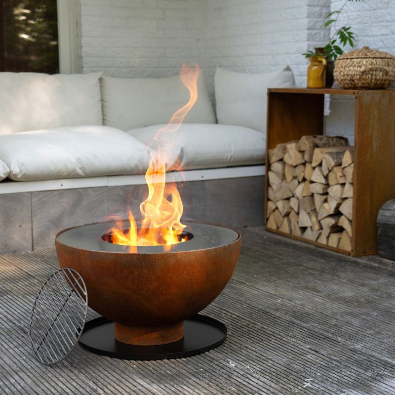 HEAT Gystad Fire Pit with Plancha
