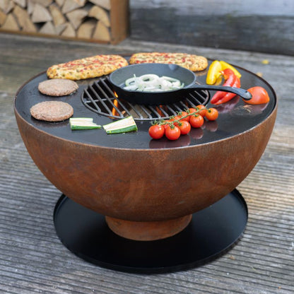 HEAT Gystad Fire Pit with Plancha