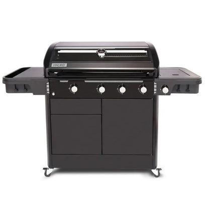 Halmo 4 Burner Premium Gas Grill With Side Burner   