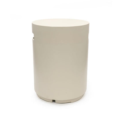 Happy Cocooning Gas Bottle Enclosure Round Oyster Beige