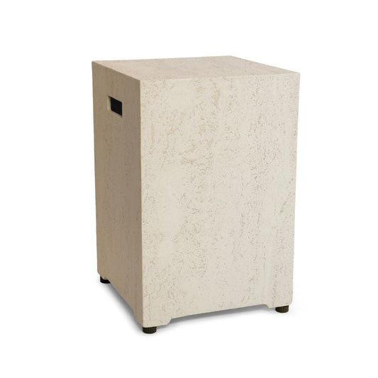 Happy Cocooning Gas Bottle Enclosure Square Travertine