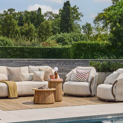 Happy Cocooning Lagune 60 Fire Pit Gas Teak