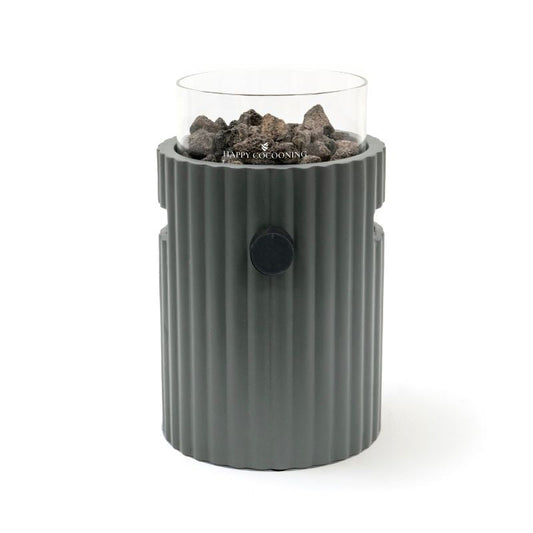 Happy Cocooning Lumi Table Burner Rib Smokey Anthracite