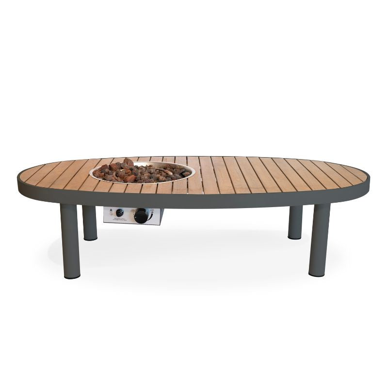 Happy Cocooning Riviera 140 Fire Pit Gas Smokey Anthracite