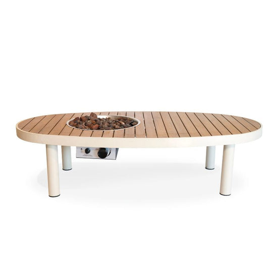 Happy Cocooning Riviera 140 Fire Pit Gas Oyster Beige